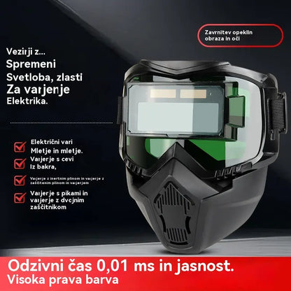 🔥⚡Samozatemnitvena varilska čelada za zaščito oči