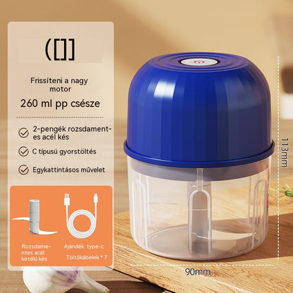 👍👍Hatékony és vezeték nélküli mini elektromos aprító