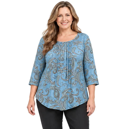 【1XL–5XL / 6 szín】Női plus size hosszú ujjú ing – Laza és kényelmes őszre és télre