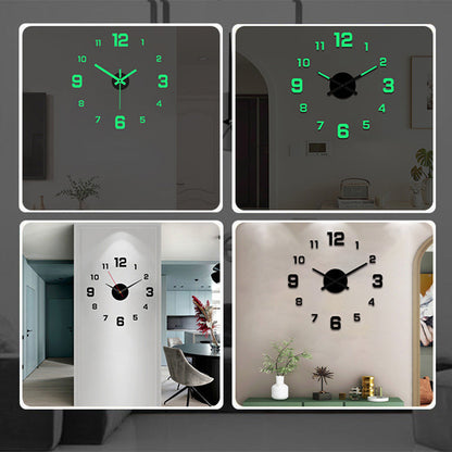 🕰🕰3D világító akril falióra készlet (csak összeszerelés)