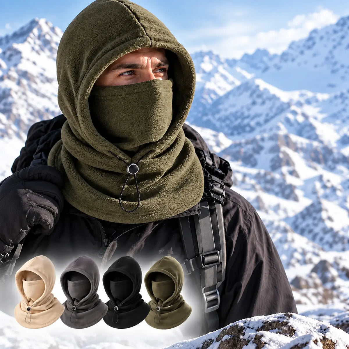 ☃ Bluza z kapturem i podszewką z polaru typu „3 w 1” – niezbędnik podczas jesiennych i zimowych przejażdżek rowerowych.