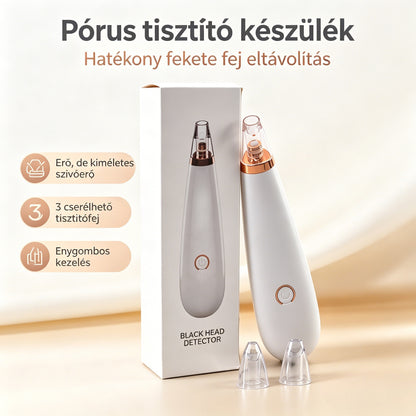 ✨ Elektromos hordozható pórustisztító: Mélyen tisztítja a pórusokat, eltávolítja a mitesszereket és a fehér mitesszereket, így a bőr bármikor tiszta és ragyogó marad.✅