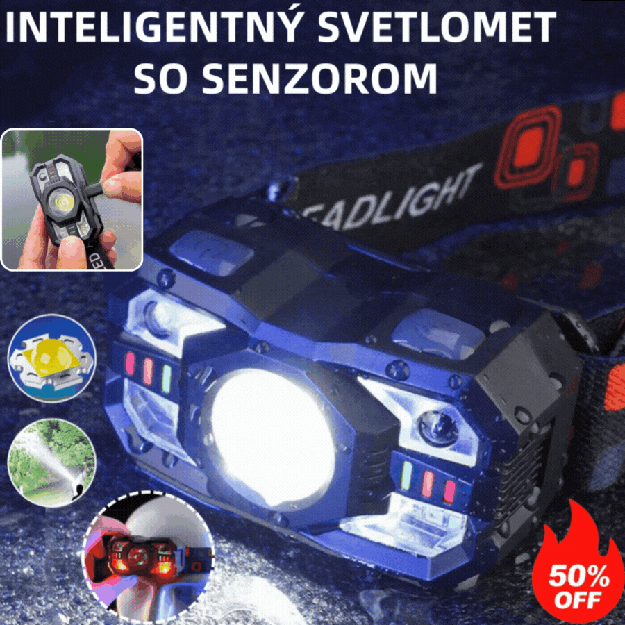 💡🌟🔥🔥Intelligens indukciós jelzőfény hosszú akkumulátor-élettartamú fejre szerelt kültéri éjszakai horgászfénnyel