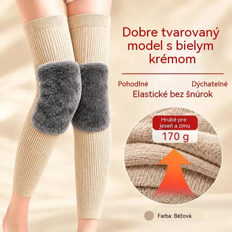 🦵 Hrejivé zimné návleky na kolená · Extra dlhý strih s mäkkou podšívkou · Zvýšená ochrana kolien a nôh!