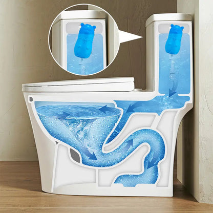 🚽💦【Kúpte 2 a dostanete 3 zadarmo】💥Čistiaci prostriedok na toalety v tvare medvedíka s vlastnosťami odstraňovania škvŕn, proti zápachu a odolný.
