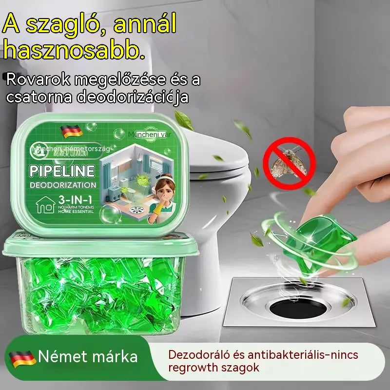 2 csomag (100 tabletta)  8300 Ft - 🔥🎉 Sikeres volt! 30 000 ember vásárolta meg 🎉. Bioenzimes kapszulák a lefolyók szagainak eltávolítására.