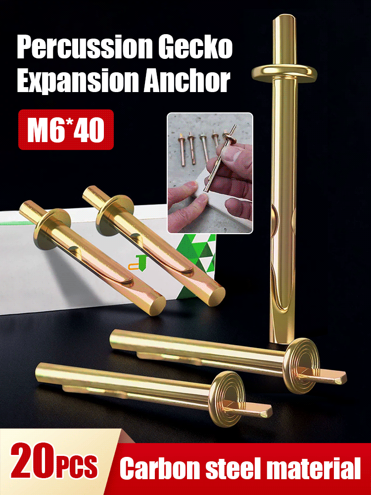 【20 Piezas】Tornillos de expansión integrados para pared de cemento