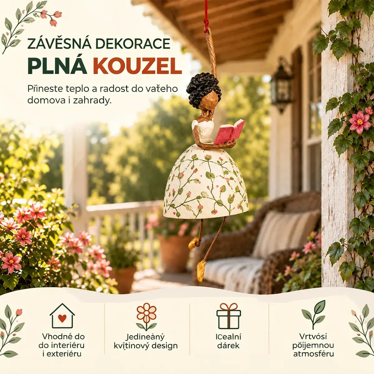 ✨Zábavná závesná ozdoba v štýle tanečnice