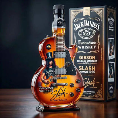 Elektromos gitár alakú whiskysüveg – retró rock and roll legendás modell, prémium üvegajándék férfiaknak és bároknak