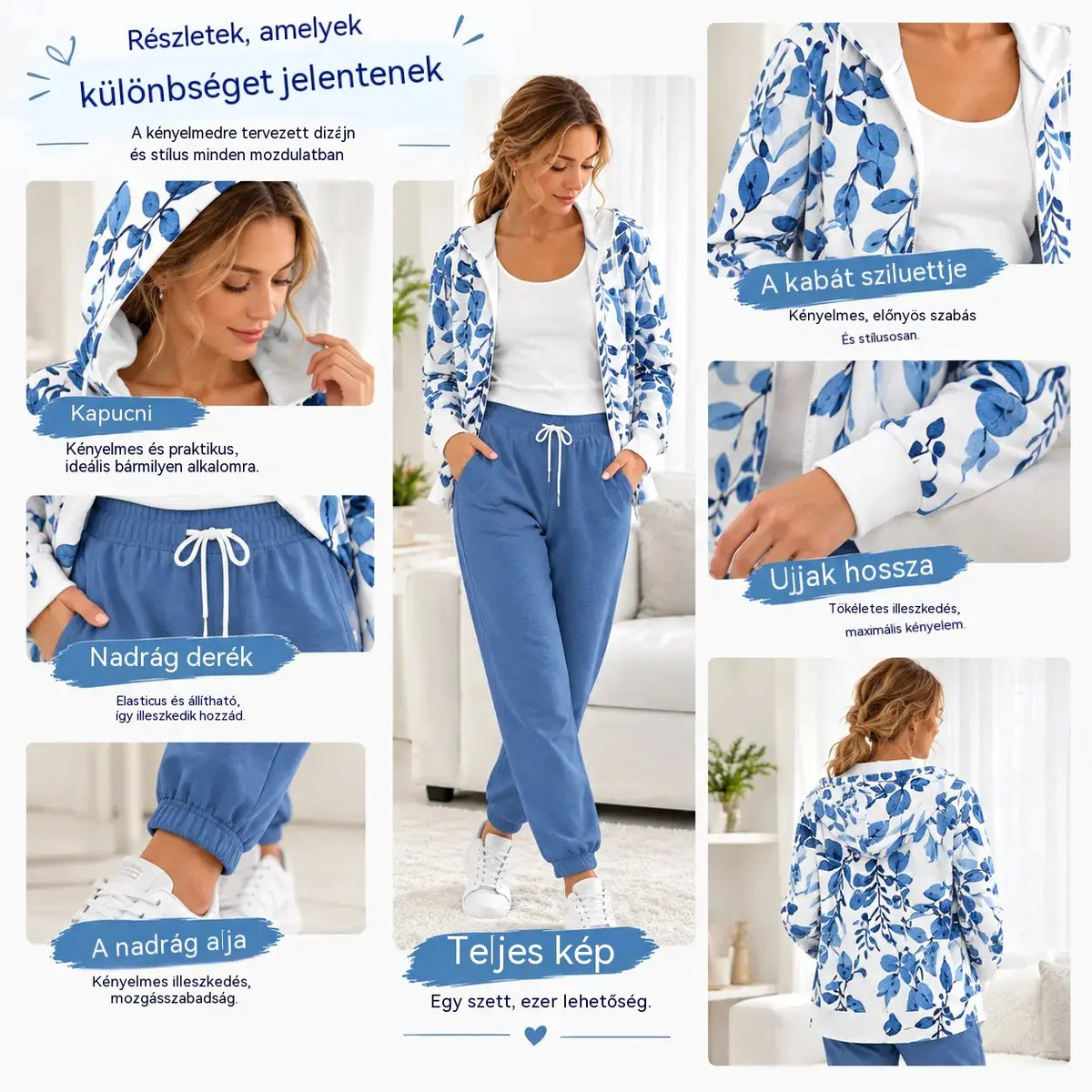 【S-3XL】💃 💖 Új, 2026-os otthoni viselet-szett – egyszerű és elegáns.
