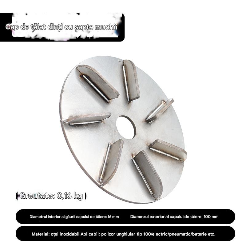💿️🔧🔥Čepeľ z nehrdzavejúcej ocele na štetiny, vhodná pre elektrickú uhlovú brúsku