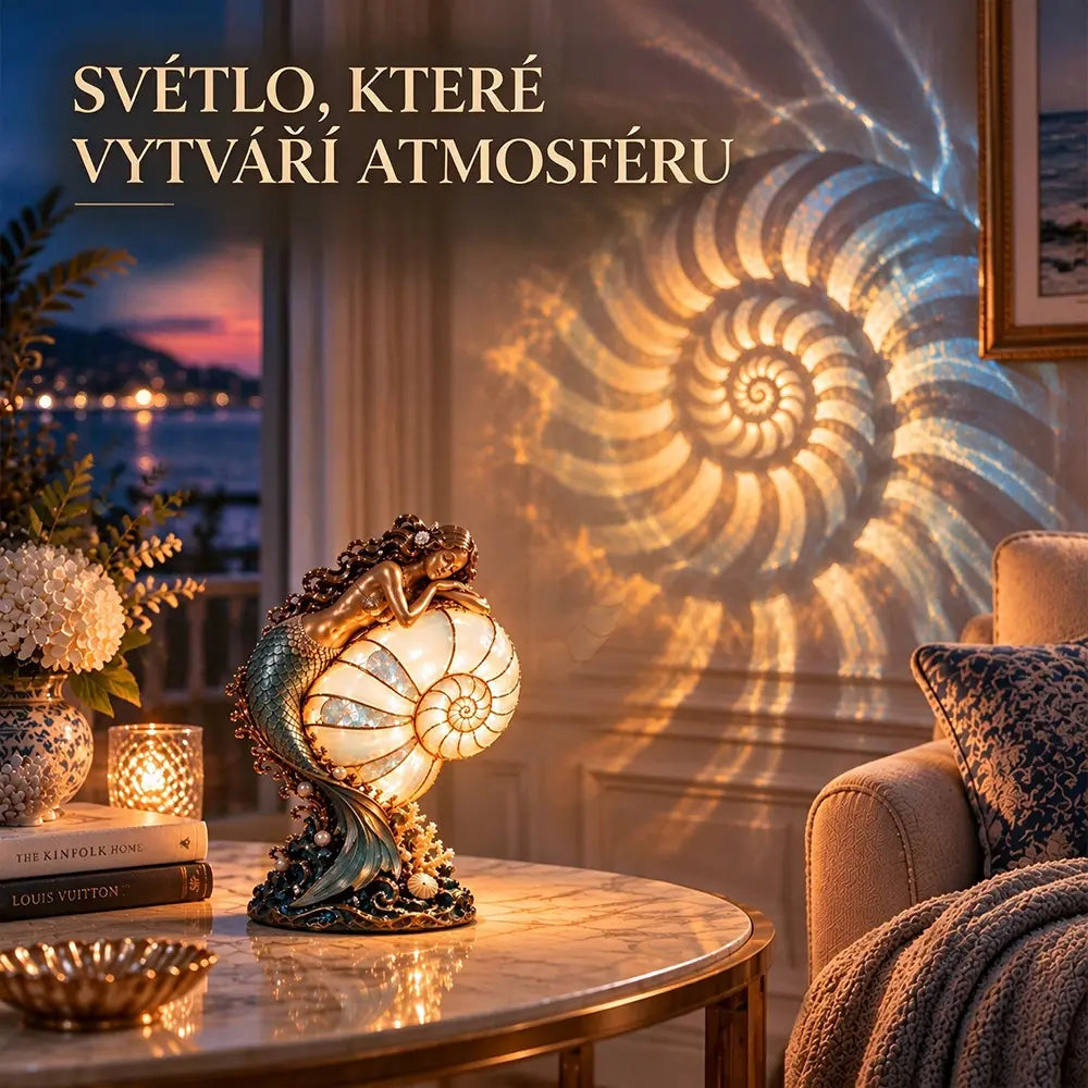 🧜‍💡Lampa Morská panna Nautilus
