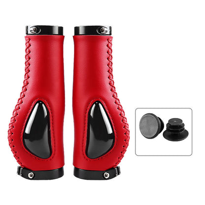 【¡AHORA CON UN 50% DE DESCUENTO!】 Puños ergonómicos para manillar con apoyo para la palma de la mano: diseño de ala, doble bloqueo y TPR amortiguador.