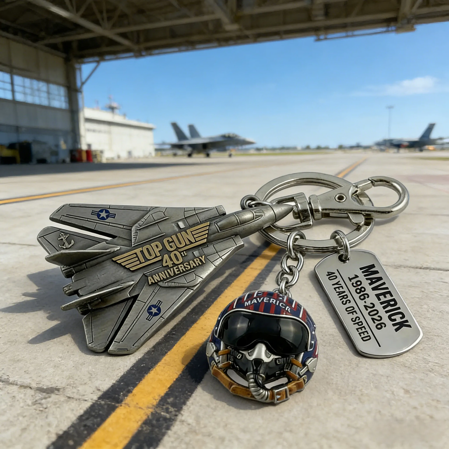 ✈Pamětní klíčenka k 40. výročí Top Gunu