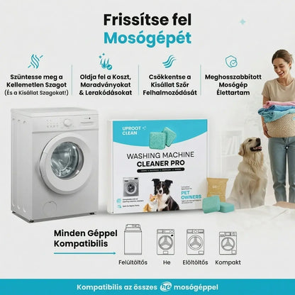 【💦Egyet fizet kettőt kap】✅Výkonné tablety na čištění bubnu pračky – dezinfikují a ničí bakterie