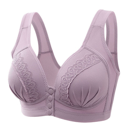 🌸 50% kedvezmény – korlátozott ideig! 💖[Vásárolj 1-et, kapsz 1-t ingyen] Pamut melltartó, elöl záródó kialakítással ✨ Könnyen viselhető, puha és tartást adó, kényelmes egész nap.