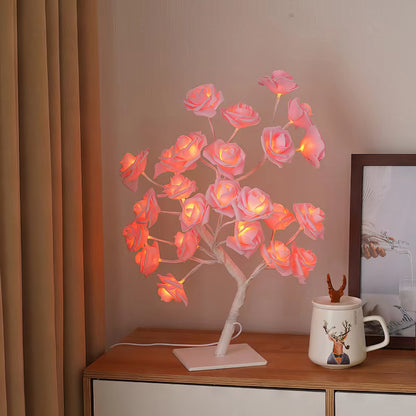 🔥Последен ден 49% отстъпка - лампа Forever Rose Tree