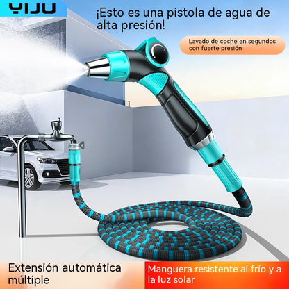 Pistola de agua telescópica de alta presión para lavado de autos doméstico