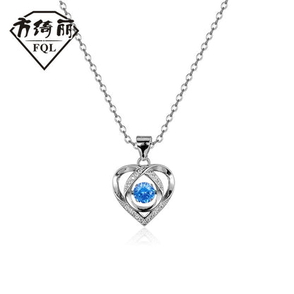 Elfo del mar - Collar con corazón latiendo, elegante y con estilo.