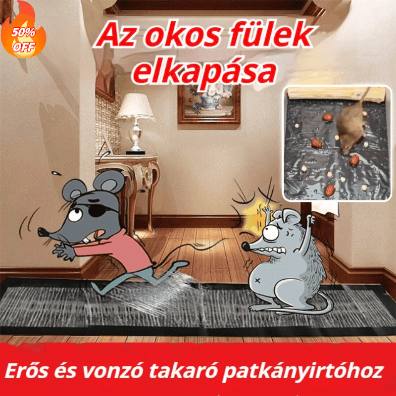 🐭【Vásárolj egyet, kapsz kettőt ingyen】🔥Erős ragasztótakaró rágcsálóknak (méretre vágható)