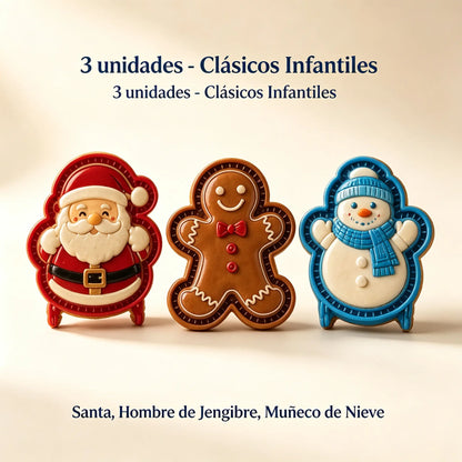 ⌛ 🥧🎄Kolekcia mini vianočných foriem na torty s 9 dizajnmi | 🫎Opakovane použiteľné reliéfne formy na výrobu detailných vianočných tort v tvare Santa Clausa, snehuliaka, soba a vianočného stromčeka⛄