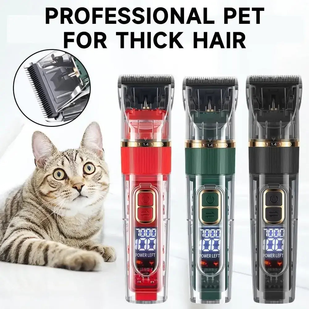 ✂️ Tichý zastrihávač domácich zvierat – nabíjateľný, výkonný a všestranný – ideálny pre psy a mačky 🐾